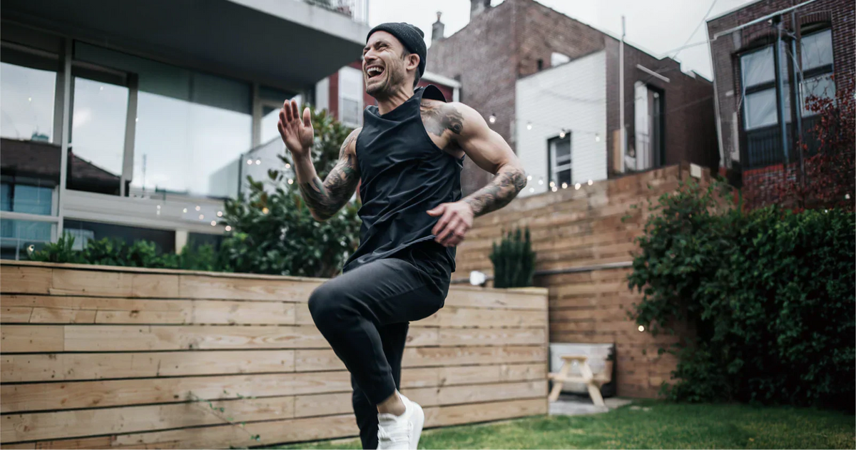 Michael chernow excercising