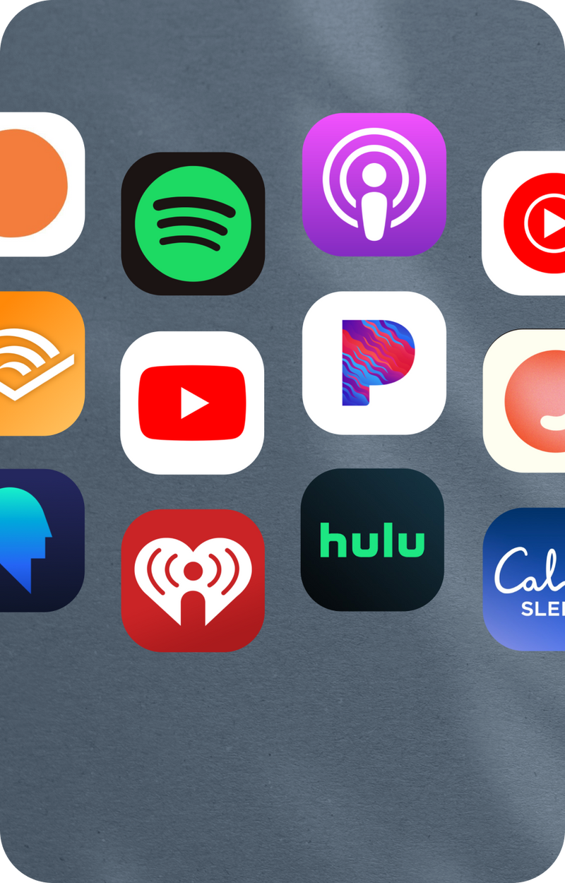 Stream anything tohelp you fall asleep.