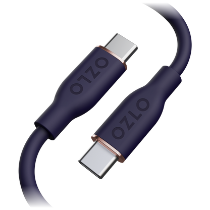 Ozlo USB-C to C Silicone Charging Cable